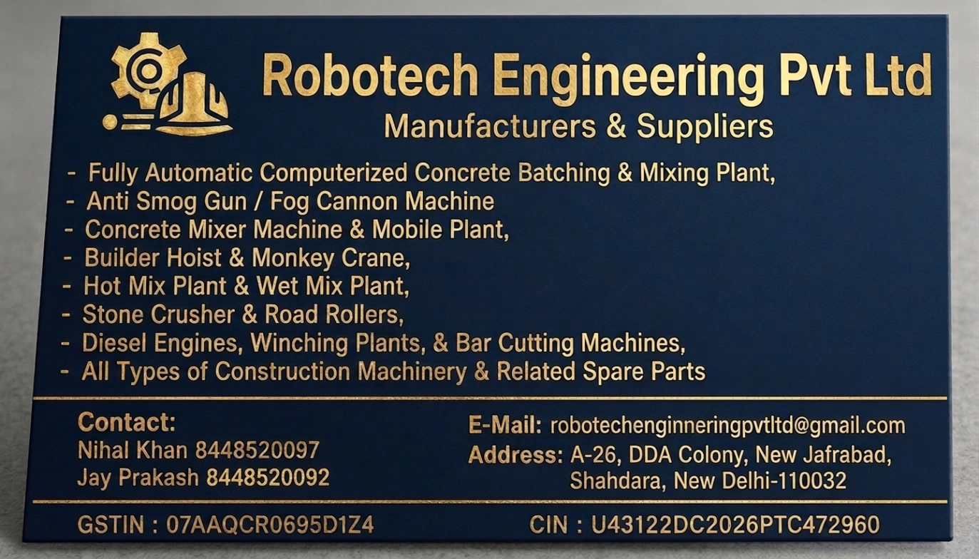Robotech Engineering manufacturing facility floor